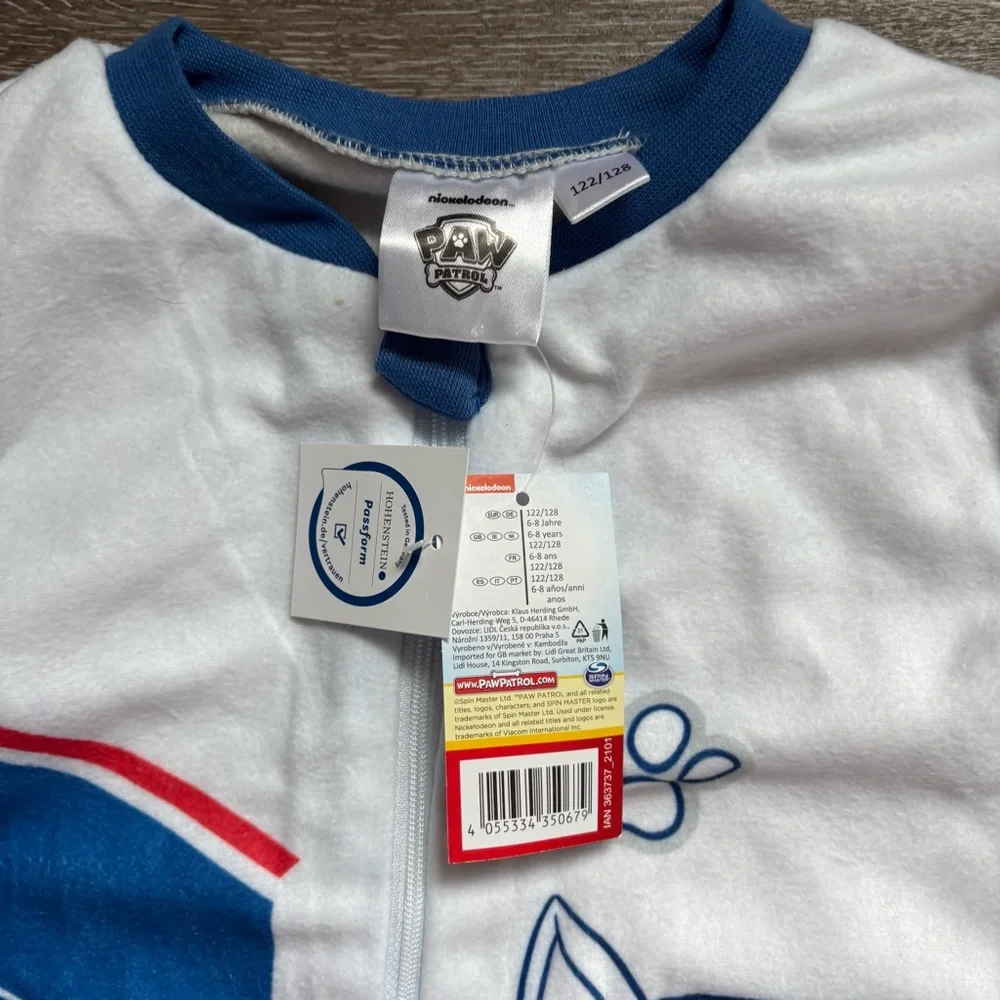 NWT Paw Patrol Fleece‎ Pajamas EU 122/128 Germany Import